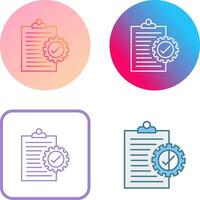 Check List Icon Design vector