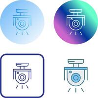 Security Camera Icon Design vector