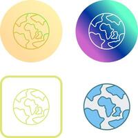 Earth Icon Design vector