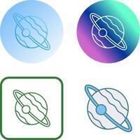 Planet Icon Design vector