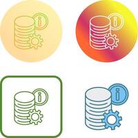 diseño de icono de datos vector