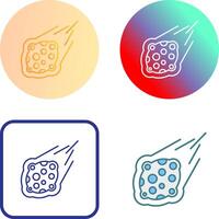 Meteorite Icon Design vector