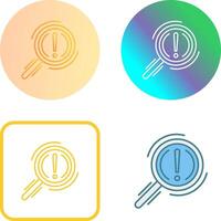 Problem Icon Design vector