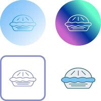 Pie Icon Design vector