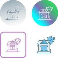 House Protection Icon Design vector