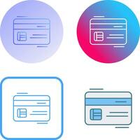 Credit Card Icon Design vector