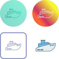 Ship Icon Design vector