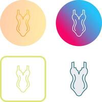 Swim Suit Icon Design vector