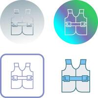 Life Jacket Icon Design vector