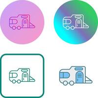 Caravan Icon Design vector