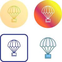 Parachute Icon Design vector