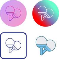 Ping Pong Icon Design vector