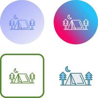 Tent Icon Design vector