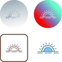 Sunshine Icon Design vector