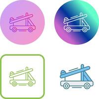 diseño de icono de catapulta vector