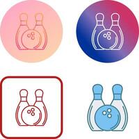 Bowling Icon Design vector