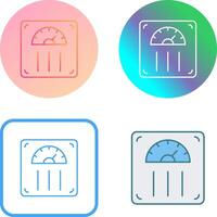 Weight Scale Icon Design vector