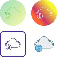 diseño de icono de nube vector