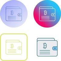 Wallet Icon Design vector