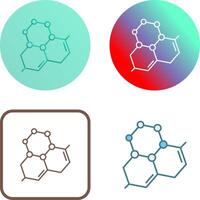 Molecule Icon Design vector