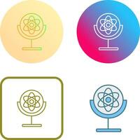 Gyroscope Icon Design vector