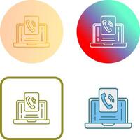 Contact Icon Design vector