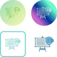 Presentation Icon Design vector