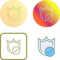 Protection Icon Design vector