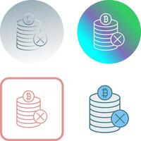 Not Accepted Icon Design vector