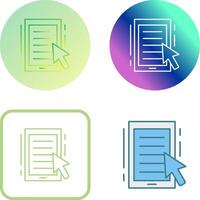 Ebook Icon Design vector