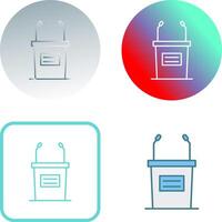 Debate Icon Design vector