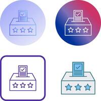 Ballot Icon Design vector