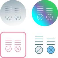 Voting Result Icon Design vector