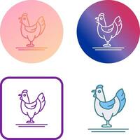 Poultry Icon Design vector
