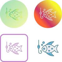 diseño de icono de pesca vector