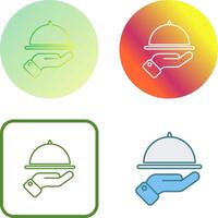 Waiter Icon Design vector