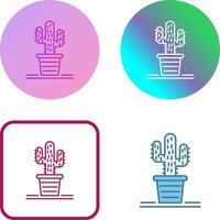 diseño de icono de cactus vector