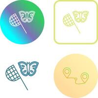 Butterfly Catcher Icon Design vector