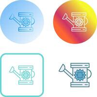Watering Can Icon Design vector