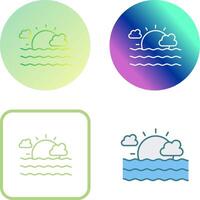 Sea Icon Design vector