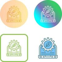 Setting Icon Design vector