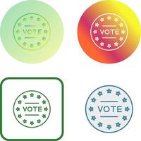 Vote Icon Design vector