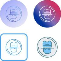 Spy Icon Design vector