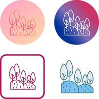 Forest Icon Design vector