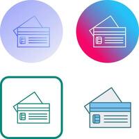 Credit Card Icon Design vector