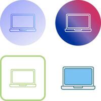Laptop Icon Design vector