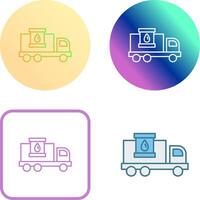 Fuel Truck Icon Design vector