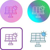 Solar Energy Icon Design vector