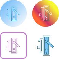 Door Handle Icon Design vector