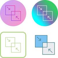 Combine Icon Design vector
